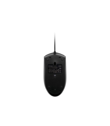 Raton kensington optico pro fit 3 botones 1600 dpi lavable con cable color negro