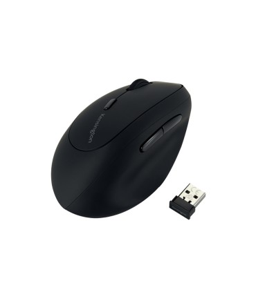 Raton kensington optico pro fit ergo 6 botones 1600 dpi inalambrico para zurdos color negro
