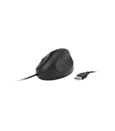Raton kensington optico pro fit ergo 5 botones 3200 dpi con cable color negro
