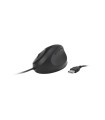 Raton kensington optico pro fit ergo 5 botones 3200 dpi con cable color negro