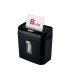 Destructora de documentos rexel promax qs rps812 p2 capacidad de corte 8 hojas destruye grapas clips y