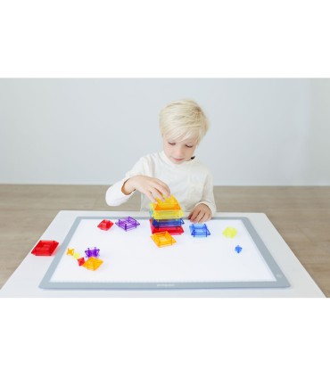 Mesa de luz led miniland para aprendizaje mediante estimulo visual formato din a2 650x470x5 mm