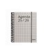 Agenda espiral additio universal dia pagina 288 paginas tapa pvc transparente 125x170 mm