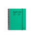 Agenda espiral additio universal dia pagina 288 paginas tapa pvc transparente 125x170 mm