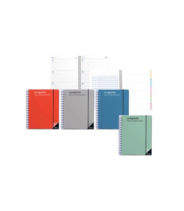 Agenda del profesor additio planificacion trimestral semana vista 165 x 215 cm color lila