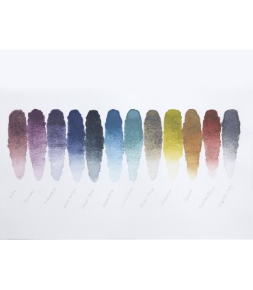 Set de viaje pinturas derwent graphitint 12 pastillas de granito y color
