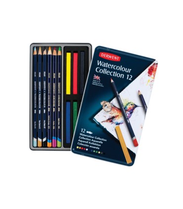 Lapices de colores derwent watercolour caja de 72 unidades colores surtidos
