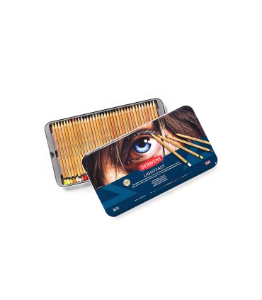Lapices de colores derwent lightfast resistente a la luz caja metalica 36 colores surtidos
