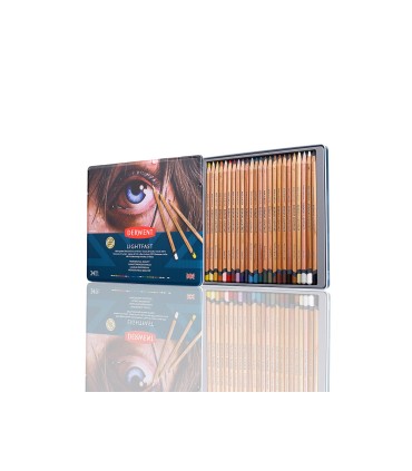 Lapices de colores derwent lightfast resistente a la luz caja metalica 24 colores surtidos