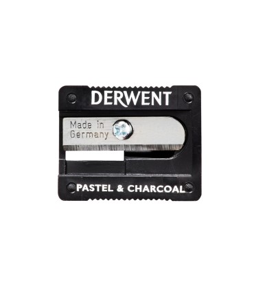Sacapuntas derwent plastico 1 uso para lapices pastel y charcoal