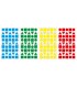 Gomets liderpapel figuras surtidas bolsa de 12 hojas figuras geometricas medianas colores surtidos
