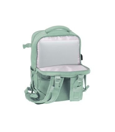 Mochila safta viaje cabina portatil 156 verde pastel 440x290x190 mm