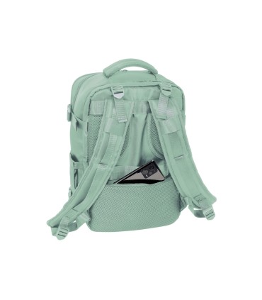 Mochila safta viaje cabina portatil 156 verde pastel 440x290x190 mm
