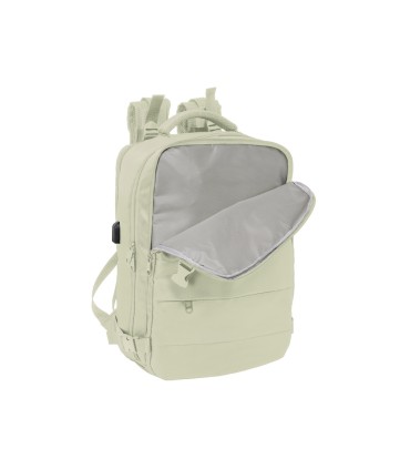 Mochila safta viaje cabina portatil 156 beige 440x290x190 mm