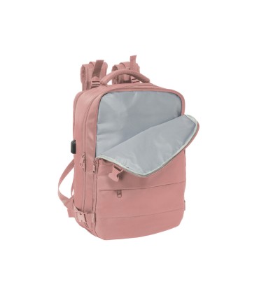 Mochila safta viaje cabina portatil 156 rosa 440x290x190 mm