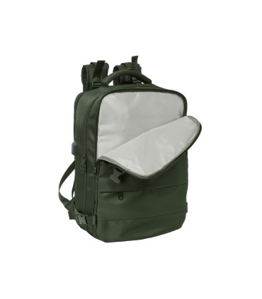 Mochila safta viaje cabina portatil 156 verde 440x290x190 mm