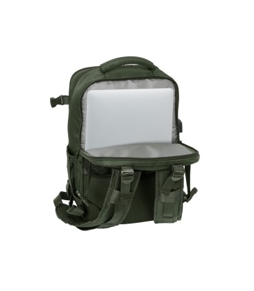 Mochila safta viaje cabina portatil 156 verde 440x290x190 mm