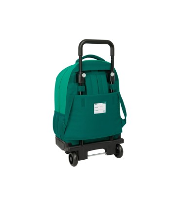 Mochila safta grande con ruedas compact extraible resistente al agua real betis 450x330x220 mm