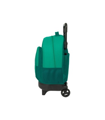 Mochila safta grande con ruedas compact extraible resistente al agua real betis 450x330x220 mm