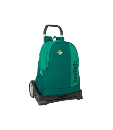 Mochila safta mod 665 con carro evolution resistente al agua real betis 430x320x140 mm