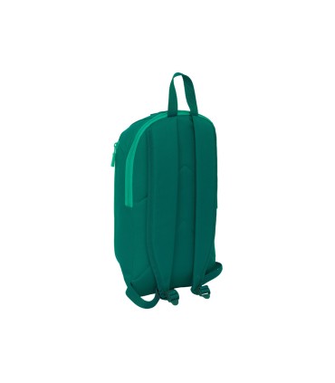 Mini mochila safta con cremallera vertical resistente al agua real betis 390x220x100 mm