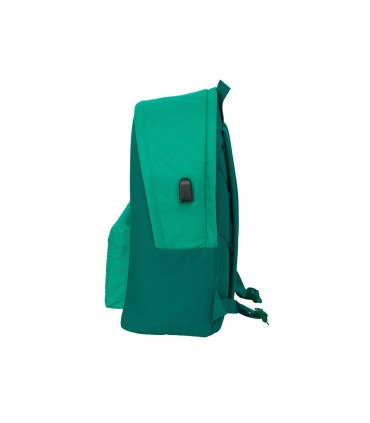 Mochila safta doble para portatil 156 usb resistente al agua real betis 440x310x180 mm