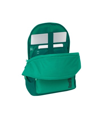 Mochila safta doble para portatil 156 usb resistente al agua real betis 440x310x180 mm