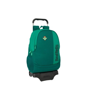 Mochila safta mod 754 con carro 905 resistente agua real betis 430x300x140 mm