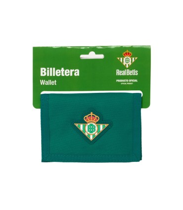 Billetera safta resistente al agua real betis 95x125x10 mm