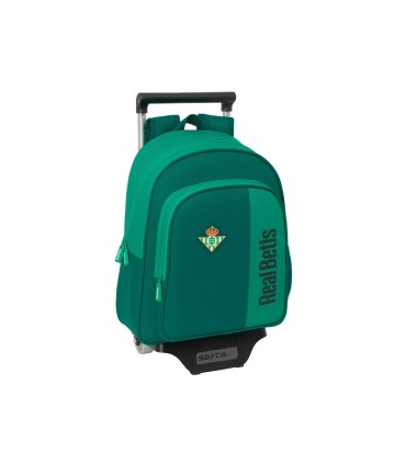 Mochila safta mod 006 con carro 705 resistente al agua real betis 340x280x100 mm