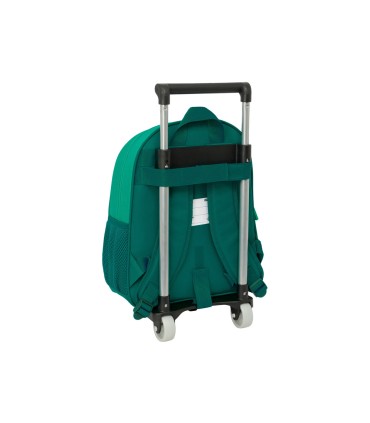 Mochila safta mod 006 con carro 705 resistente al agua real betis 340x280x100 mm