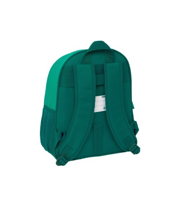 Mochila safta infantil adaptable a carro resistente al agua real betis 340x280x100 mm