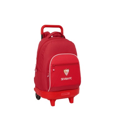 Mochila safta grande con ruedas compact extraible resistente al agua sevilla fc 450x330x220 mm