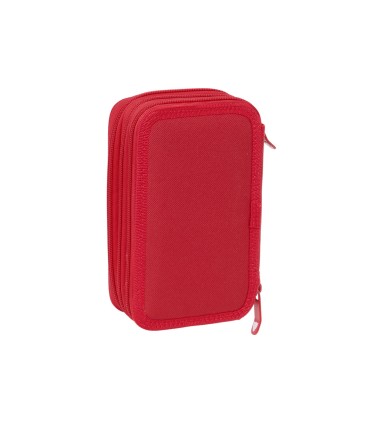 Plumier escolar safta triple 37 piezas resistente al agua sevilla fc 195x125x55 mm