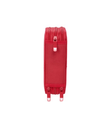 Plumier escolar safta triple 37 piezas resistente al agua sevilla fc 195x125x55 mm