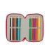 Plumier escolar safta triple 37 piezas resistente al agua sevilla fc 195x125x55 mm