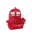 Mochila safta doble para portatil 15,6\" + usb resistente agua sevilla f.c. 440x310x180 mm