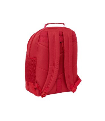 Mochila safta doble con cantoneras adaptable a carro sevilla fc 420x320x150 mm
