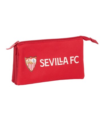 Bolso escolar portatodo safta triple resistente al agua sevilla fc 120x220x30 mm