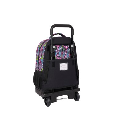 Mochila safta grande con ruedas compact extraible monster high 450x330x220 mm