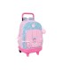 Mochila safta grande con ruedas compact extraible glowlab kids swing 450x330x220 mm