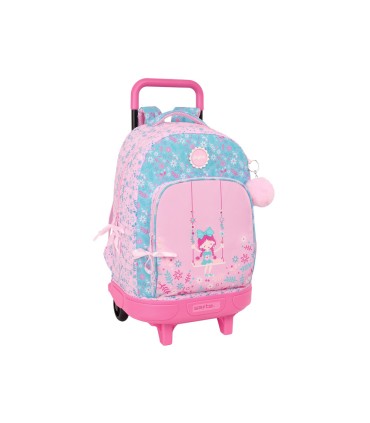 Mochila safta grande con ruedas compact extraible glowlab kids swing 450x330x220 mm