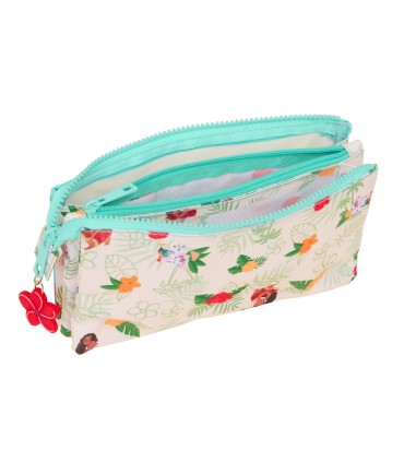 Bolso escolar portatodo safta triple vaiana 30x220x120 mm