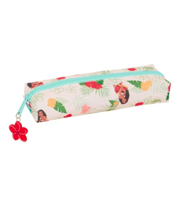 Bolso escolar portatodo safta rectangular con goma elastica 22cm vaiana 70x220x40 mm