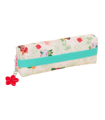 Bolso escolar portatodo safta rectangular con goma elastica 22cm vaiana 70x220x40 mm