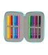 Plumier escolar safta triple 37 piezas vaiana 55x125x195 mm