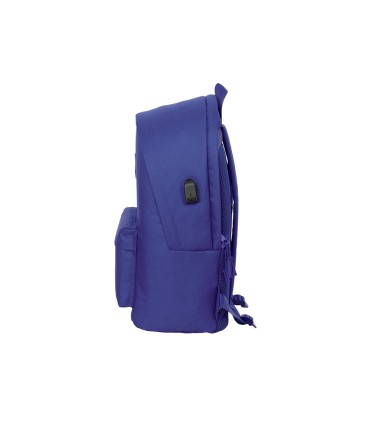 Mochila safta doble para portatil 156 usb atletico de madrid teen 440x310x180 mm