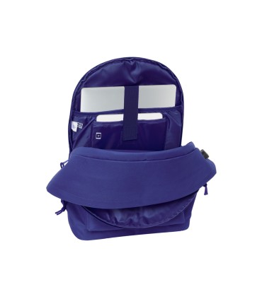Mochila safta doble para portatil 156 usb atletico de madrid teen 440x310x180 mm