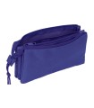 Bolso escolar portatodo safta triple atletico de madrid teen 120x220x30 mm