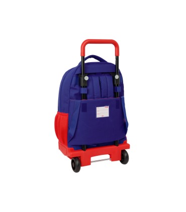 Mochila safta grande con ruedas compact extraible atletico de madrid 450x330x220 mm